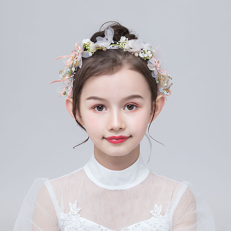 Forest Flower Fairy Wreath for Children