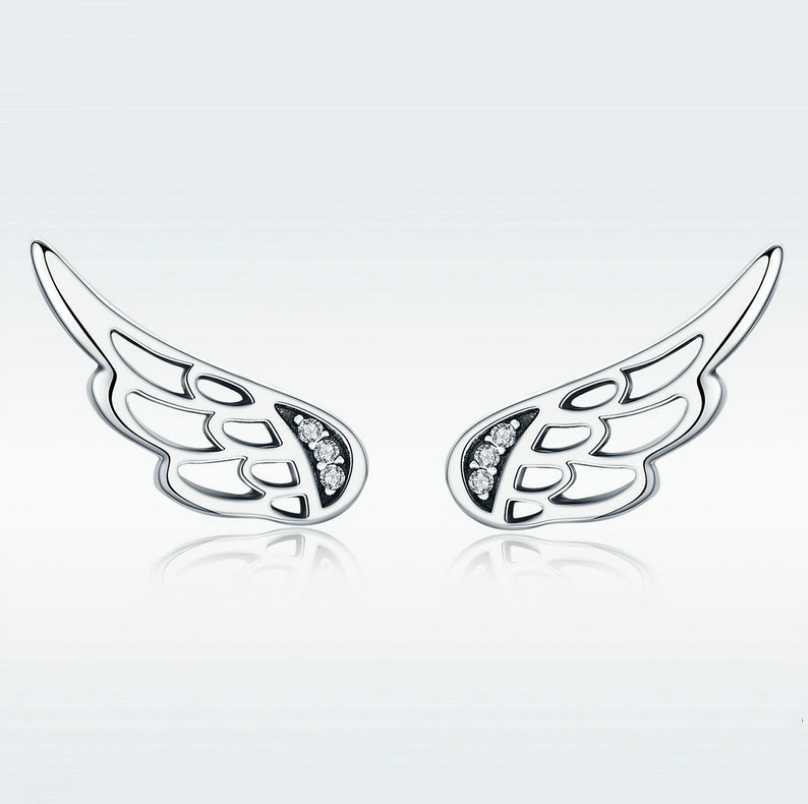 Fairy Wings Stud Earrings