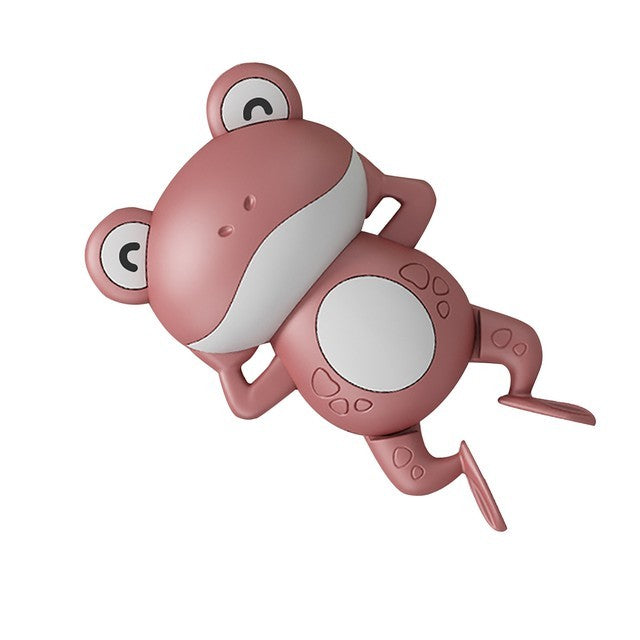 Duckling Clockwork Frog Bath Toy for Babies