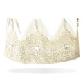 California Tot Girls Fairy Princess Felt Lace Gem Crown Tiara (Fairy Crown)