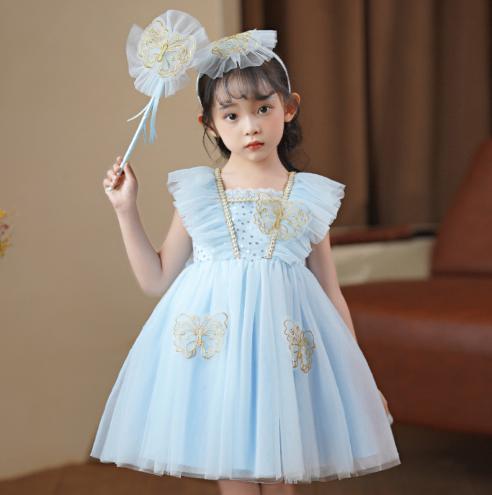 Girls' Fairy Pixie Butterfly Wings Dress
