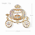Fairy Tale Pumpkin Car Brooch