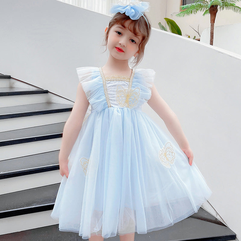 Girls' Fairy Pixie Butterfly Wings Dress