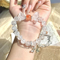 DIY Natural Crystal Butterfly Fairy Bracelet Design