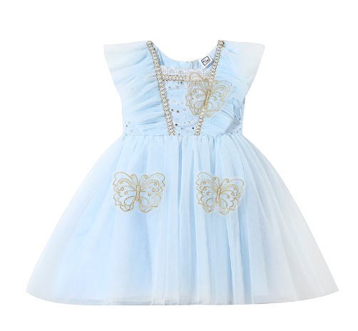 Girls' Fairy Pixie Butterfly Wings Dress