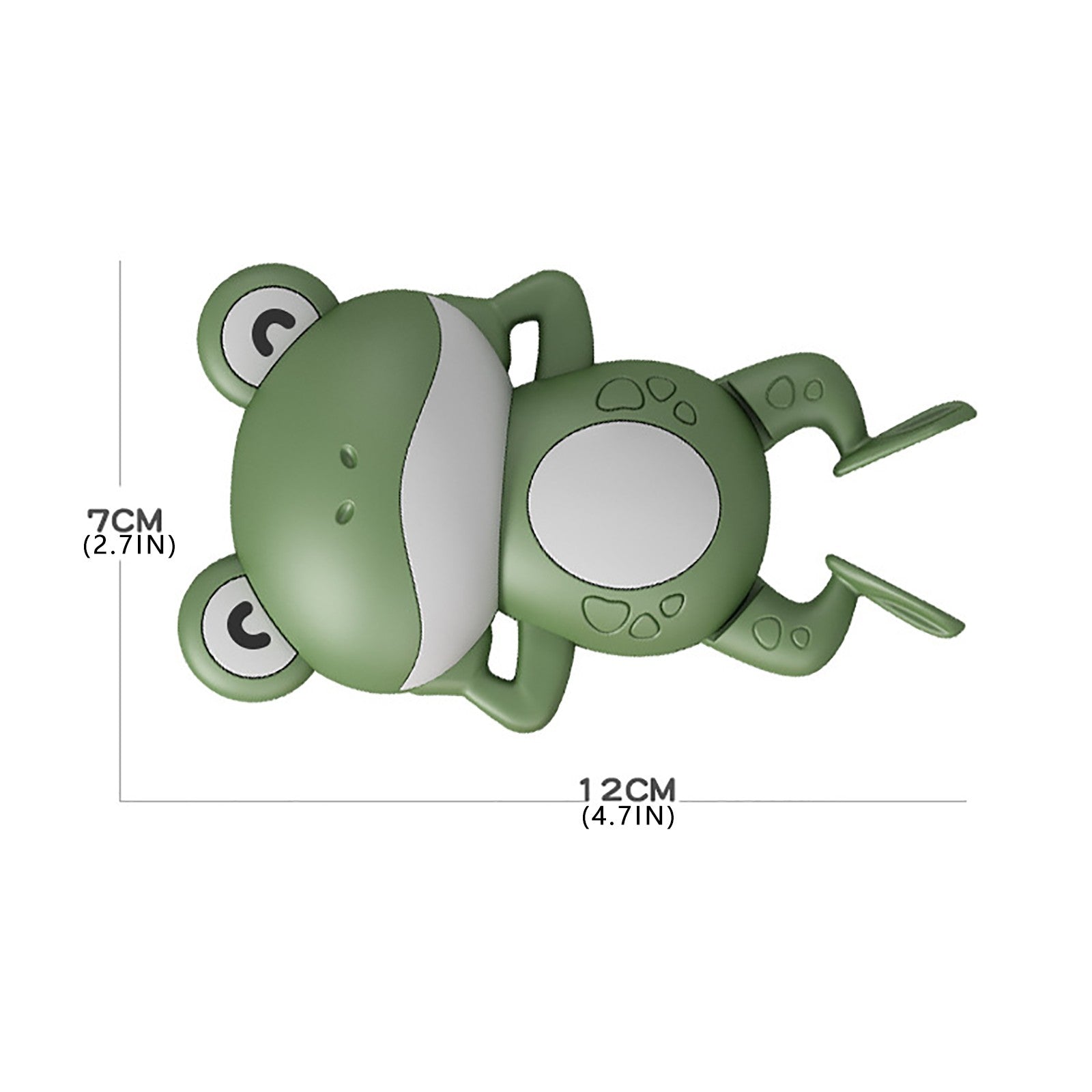 Duckling Clockwork Frog Bath Toy for Babies