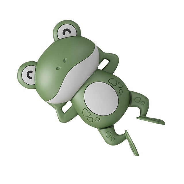 Duckling Clockwork Frog Bath Toy for Babies