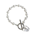 Enchanted Dream Pearl Butterfly Pendant Bracelet